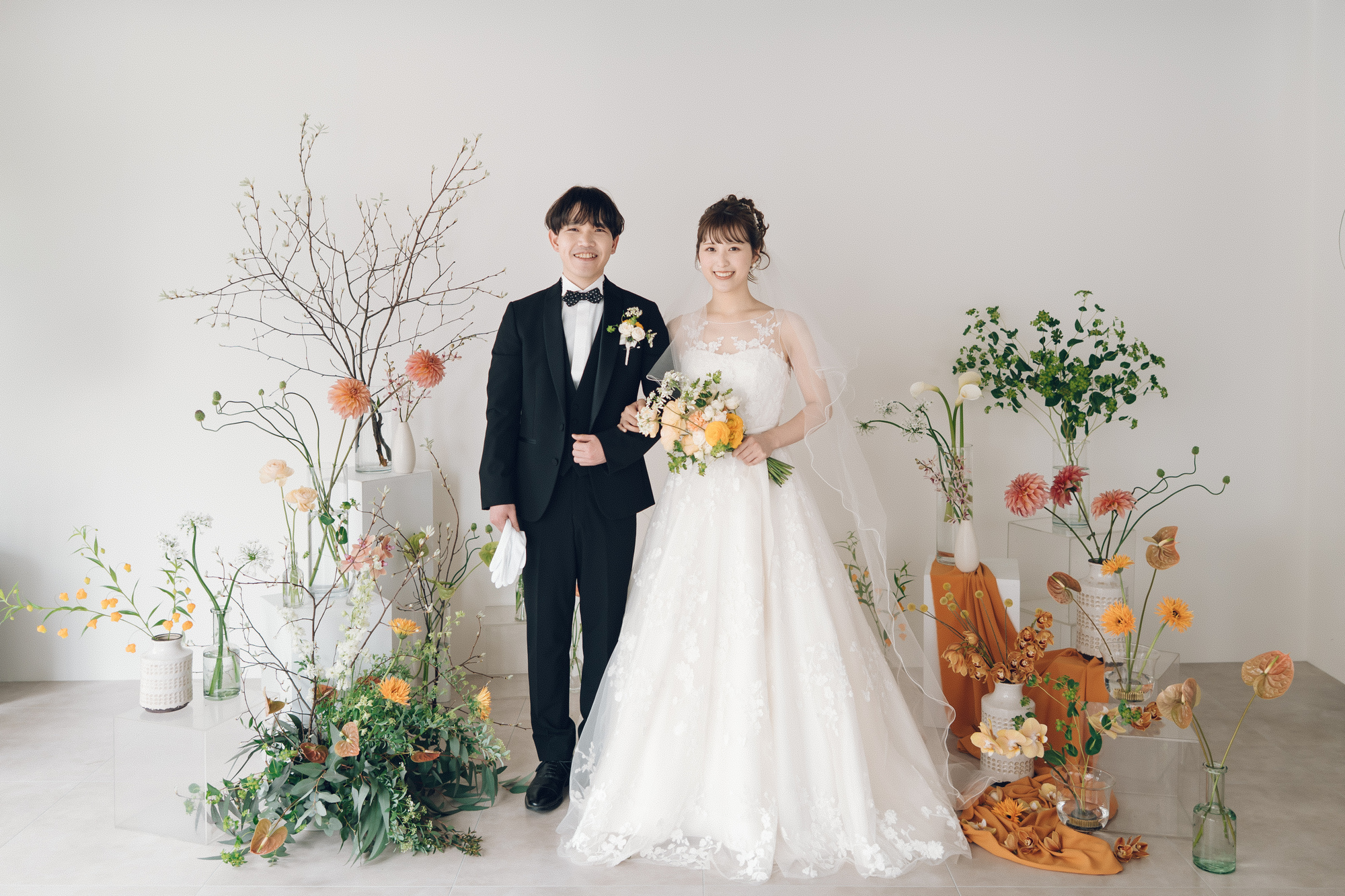 花と写真と結婚式