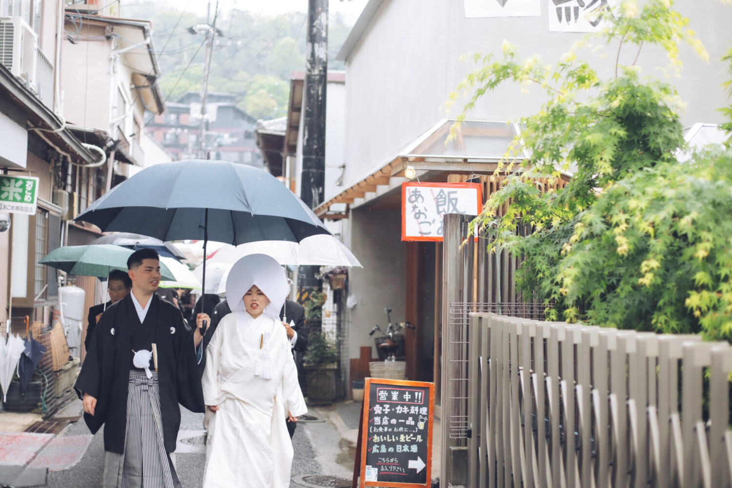 宮島結婚式の様子