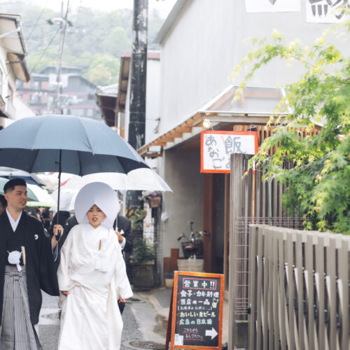 宮島結婚式の様子