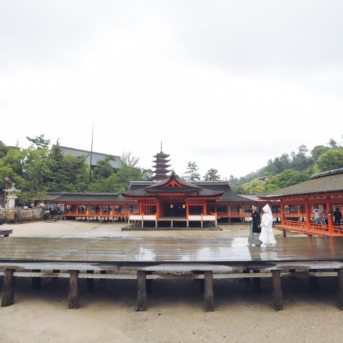 宮島結婚式の様子