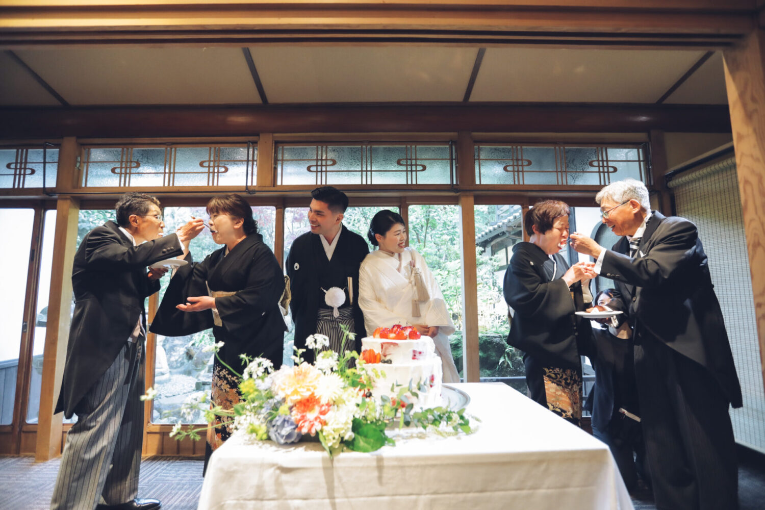 宮島結婚式の様子