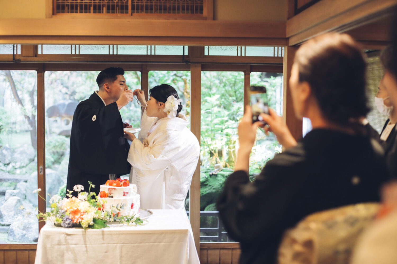 宮島結婚式の様子