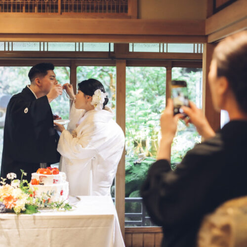 宮島結婚式の様子