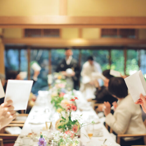 宮島結婚式の様子