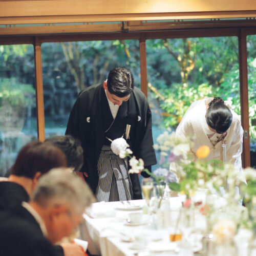 宮島結婚式の様子