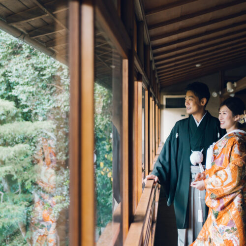 和装結婚式の様子