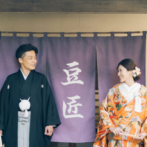 和装結婚式の様子