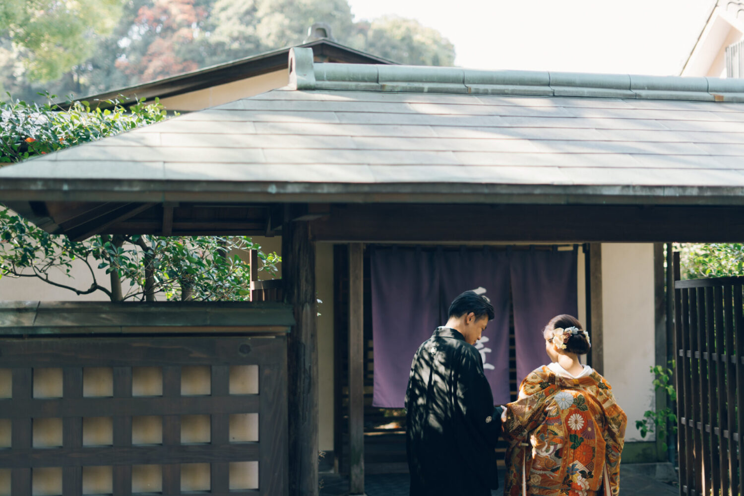 和装結婚式の様子