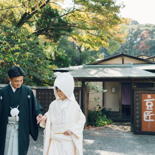 和装結婚式の様子