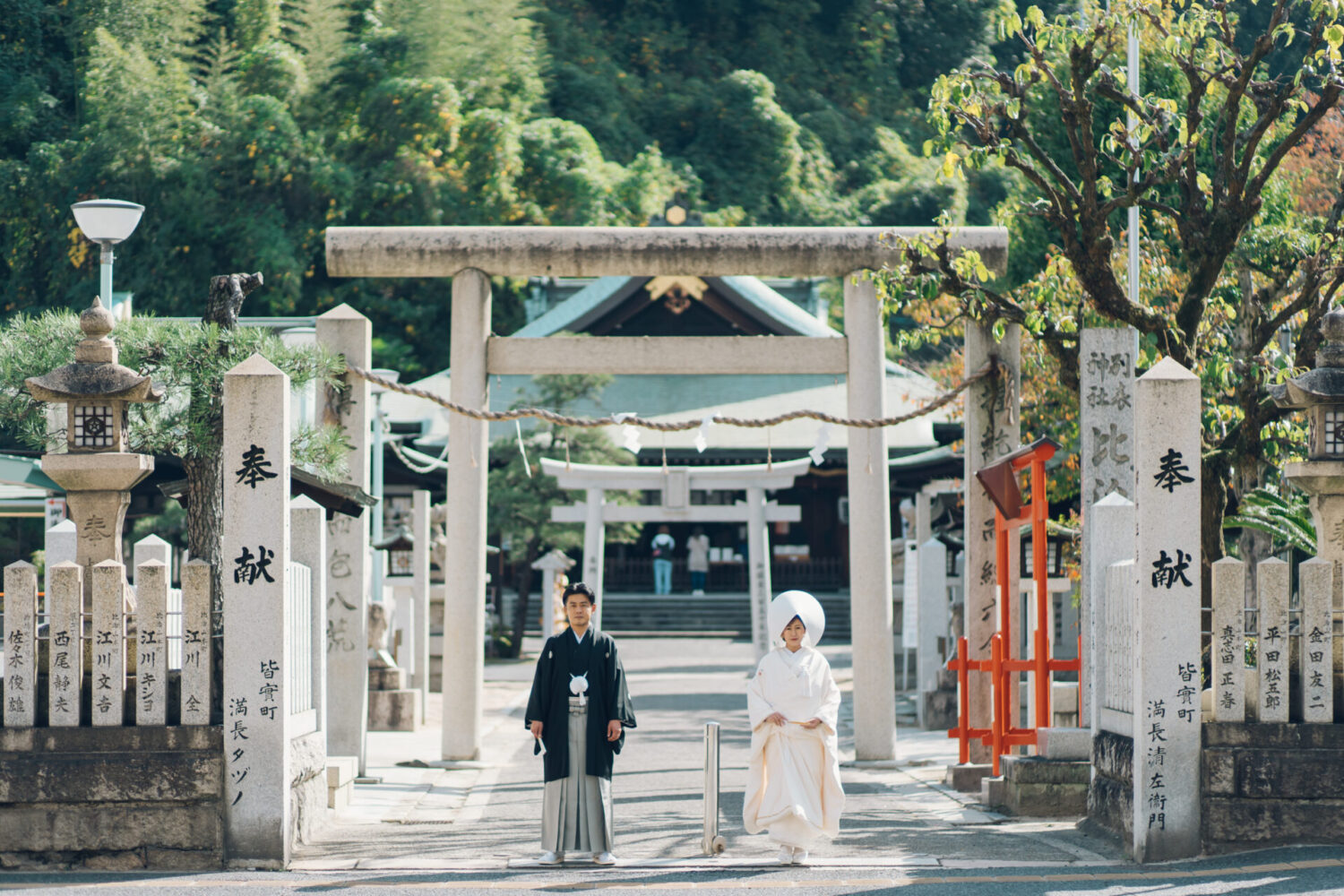 和装結婚式の様子