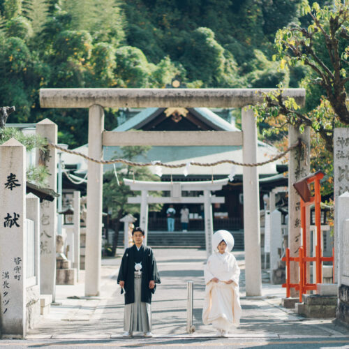 和装結婚式の様子