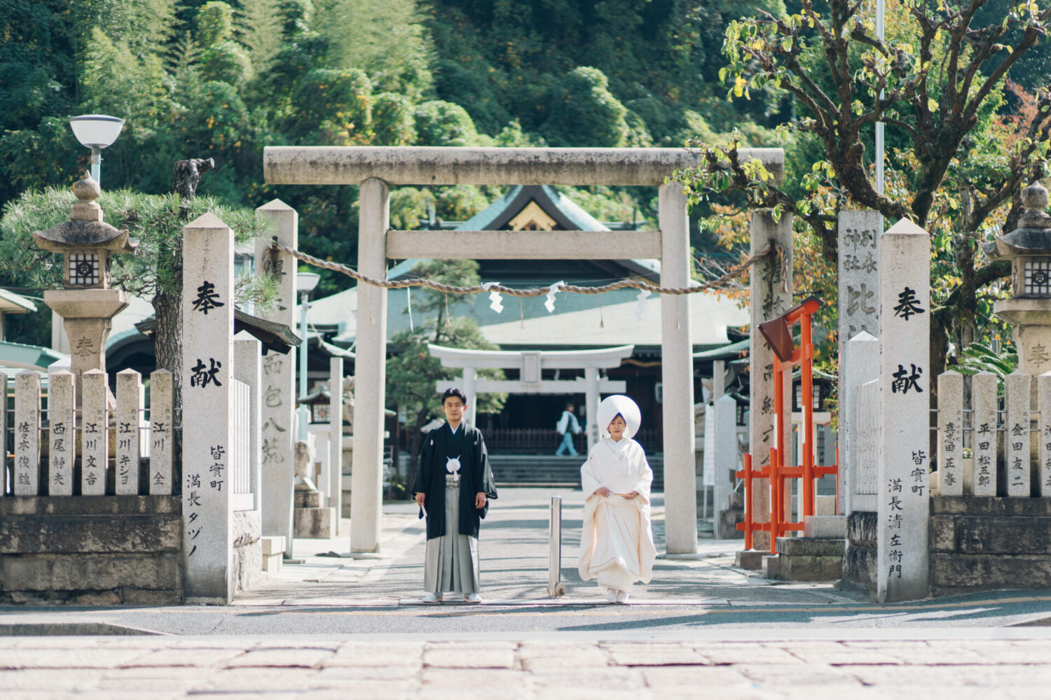 和装結婚式の様子