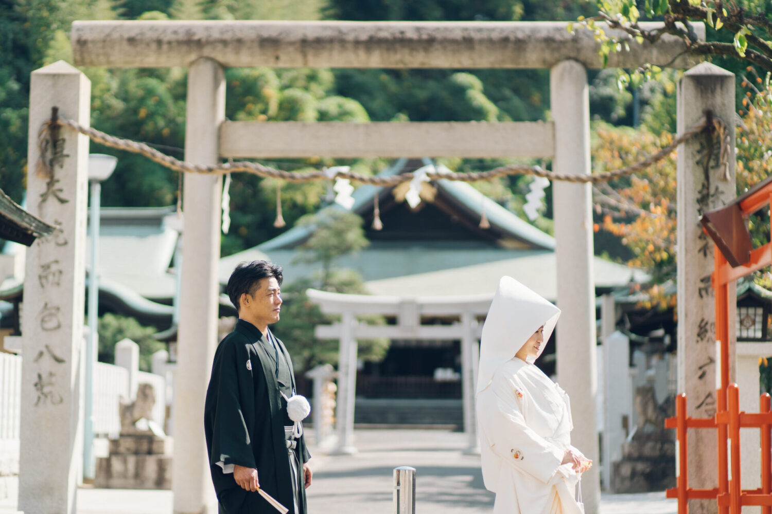 和装結婚式の様子