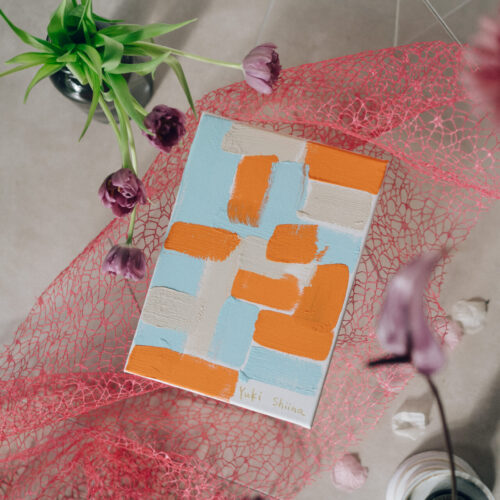 花と写真と結婚式の様子